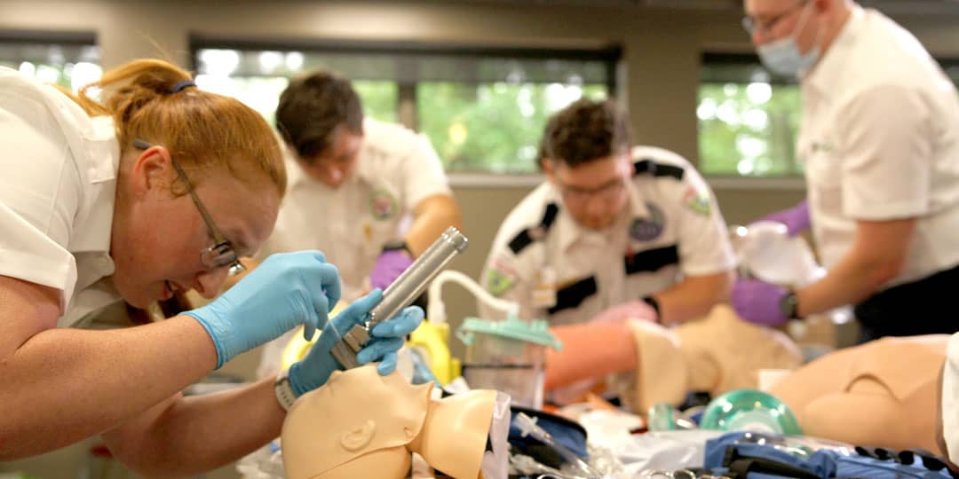 Intubation education class