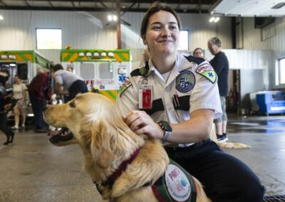 Lights, sirens: Paws puppies train at Life EMS (MAY 2022)