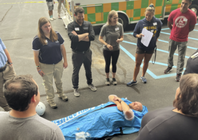 Athletic trainers get medical training for upcoming season (AUG. 2022)