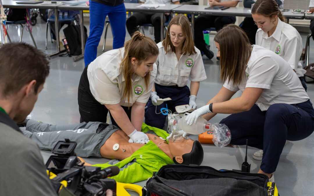 Combating the shortage: High school students get hands-on EMT training (APR. 2022)